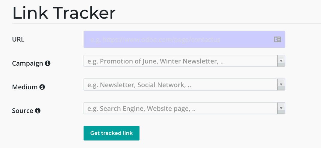 Primo piano del modulo Link tracker